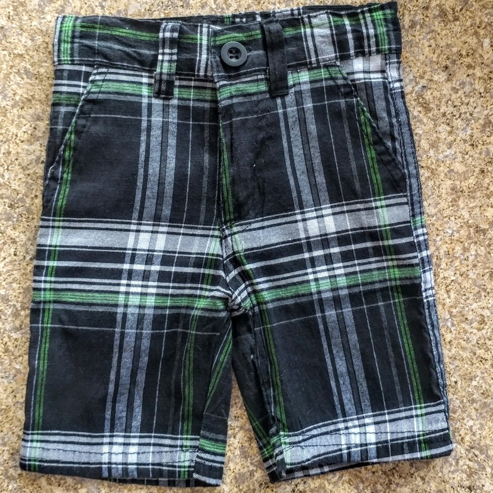 NEW Plaid Street Rules Toddler Shorts 2T